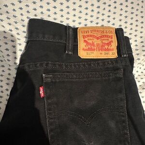 Black Levi’s jeans